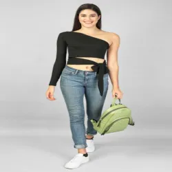 Ladies Top, Neck Type Off Shoulder