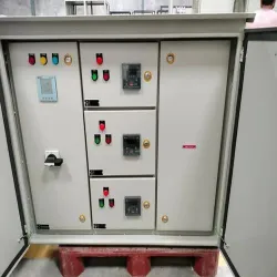 Three Ccms Street Light Control Panel, Material CRCA Powder Coated