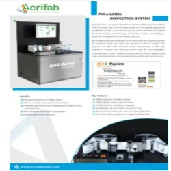 Three Vision Based Inspection System, Accuracy 99