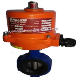 Motorized High Performance Butterfly Valve With Electrical Actuator, Automation Grade Automatic