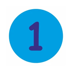 Number Stickers High-Quality Print Various Sizes,Colors