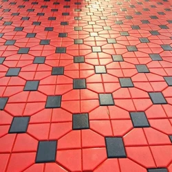 Multicolor Cement Parking Tiles