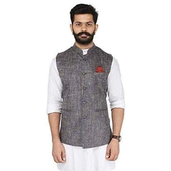 Jute Nehru Jacket