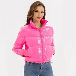 Shiny Pink Ladies Jackets