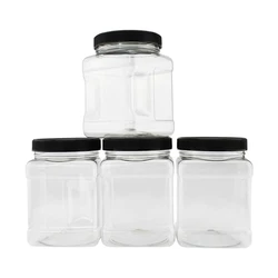 Square Plastic Jar