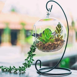 Glass Hanging Planter