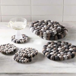 Pebbles Felt Coaster