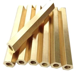 Brass Hexagonal Tube