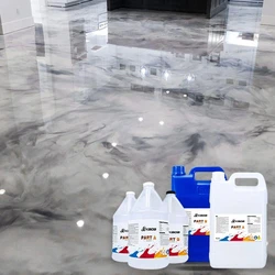 Metallic Epoxy Floor Paint, Liquid, different color