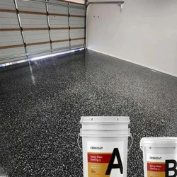 Black Epoxy Floor Paint, Liquid form, glossy finishing