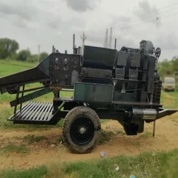 Black Agricultural Wheat Thresher, Beautiful shape