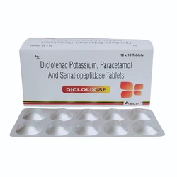 Antibiotic Diclofenac tablet, Anti-inflammatory agent