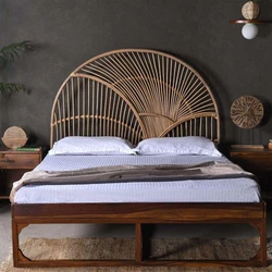 Bamboo Wood Bed 
