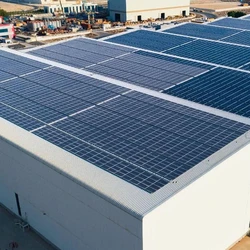Industrial Solar Panels, Utilized rooftop space