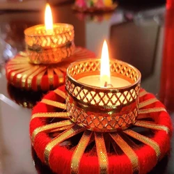 Tea Light Decorated Candles