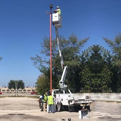 Lighting Pole Erection