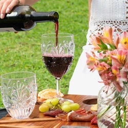 Transparent Wine Glasses