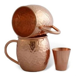 Polished Copper Mug