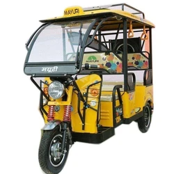 Yellow Electric Rickshaw