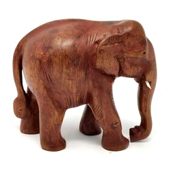 Wooden Elephant Statues