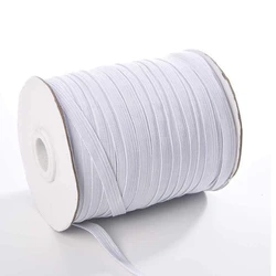 Polyester White Braided Elastic