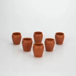 Terracotta Coffee Glass