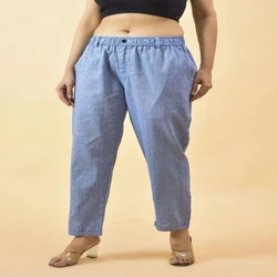 Denim Cotton Trouser