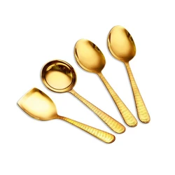 Golden Serving Spoon