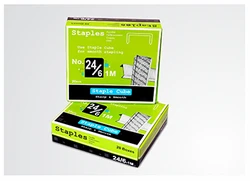 Standard No. 24/6 Stapler Pins Efficient Paper Binding