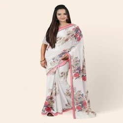 Printed Synthetic Sarees