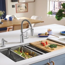 Modern kitchen sink