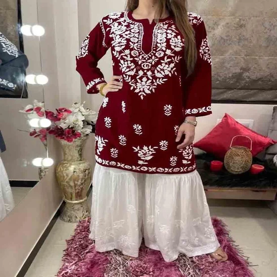 rayon-chikankari-kurti.webp