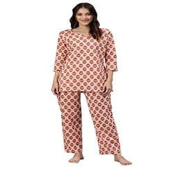 Pretty Colors Women's Printed cotton lounge wear set