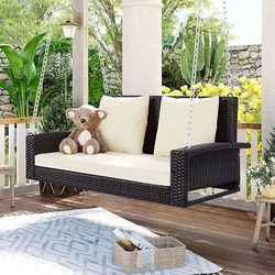 Outdoor Wicker Swing