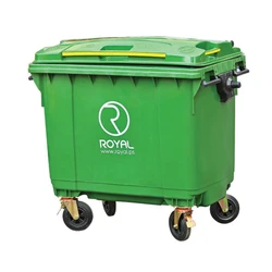 Wheeled Plastic Waste Bin