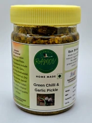 Green Chilli & Garlic Pickle