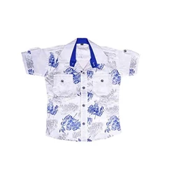 New Design Cotton Half Sleeve Kids Shirts Supplier