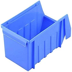 Blue Plastic Bin