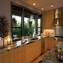 Brown Window Frame