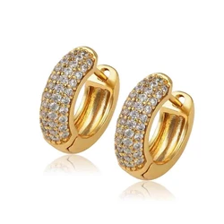 Excellent Quality Diamond Gold Plated Jewelry Earrings