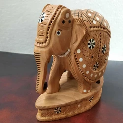 Decorative Wooden Elephant
