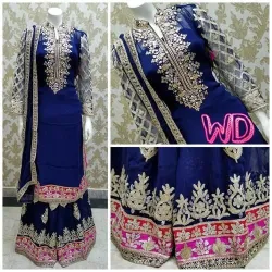 A Line Dress Dupatta, Fabric Viscose Rayon