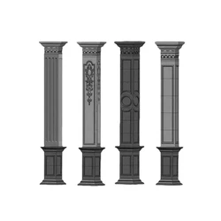 Designer Cement Pillar
