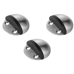 Silver Glass Door Stoppers