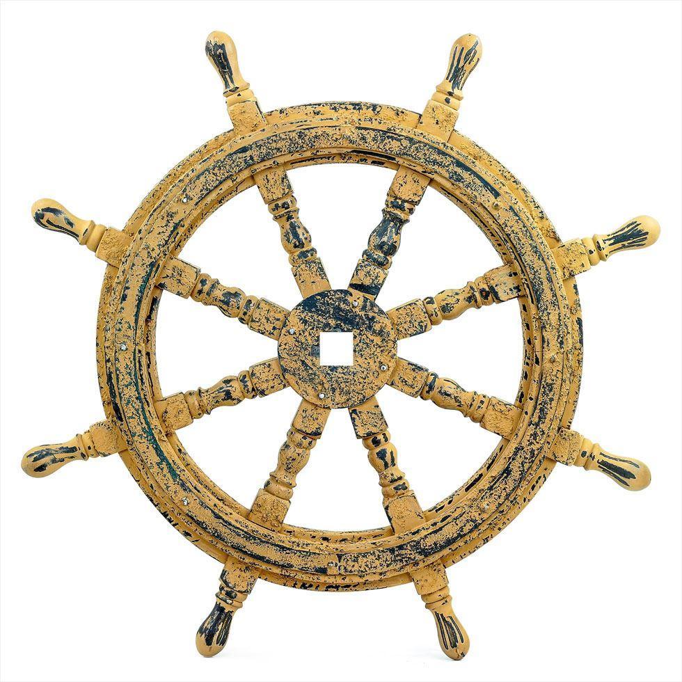 Antique Ship Wheel Image