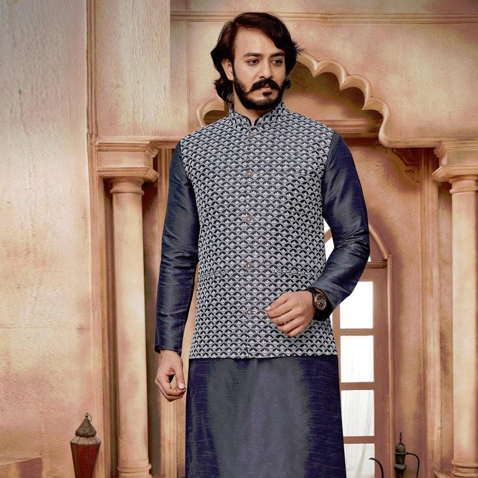 Artsilk Kurta Pyjama Image