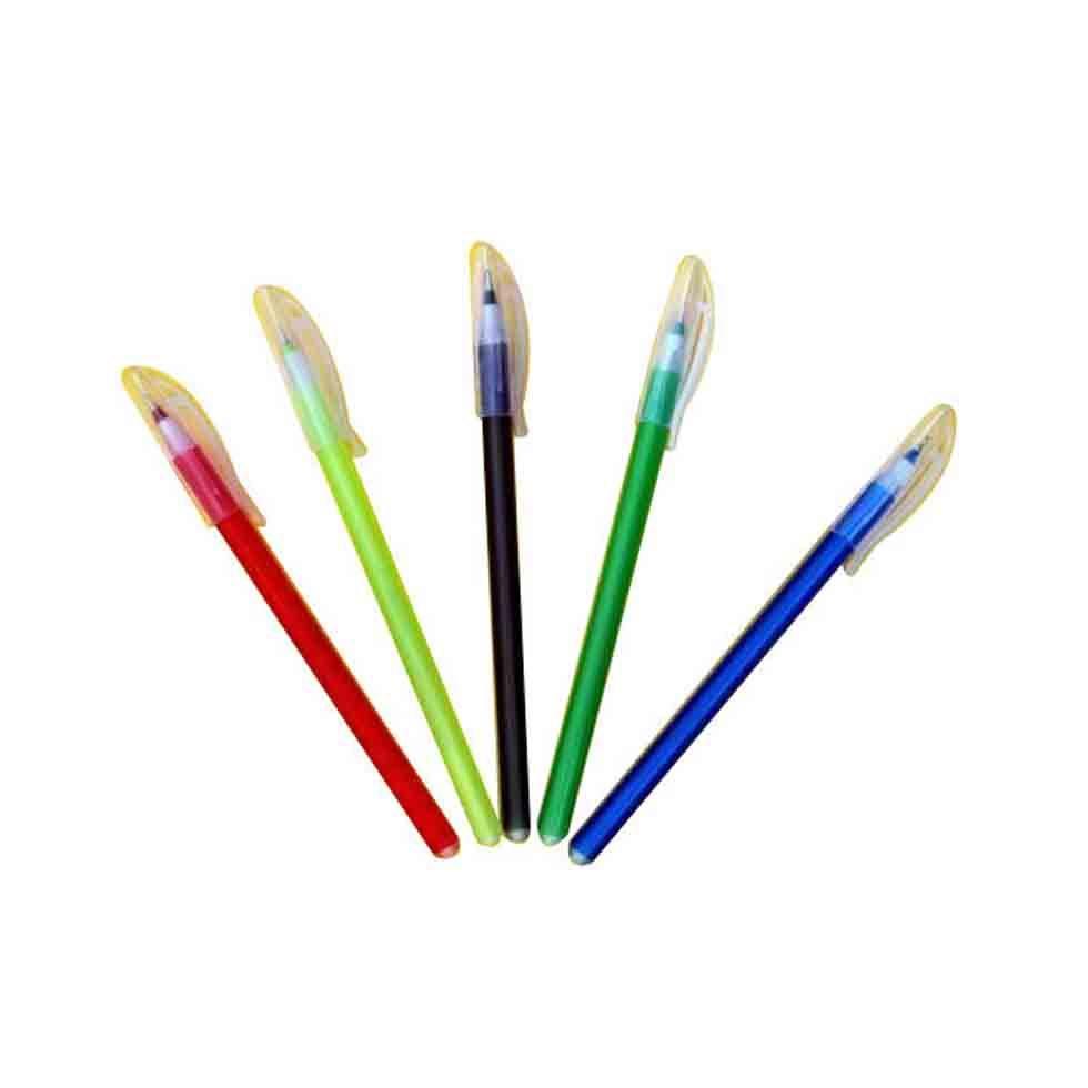 Best Collection Plastic Ball Pen Raw Material Blue Pens Image