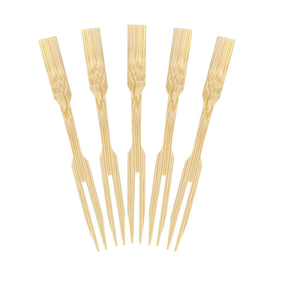 Bamboo Fruit Fork Image