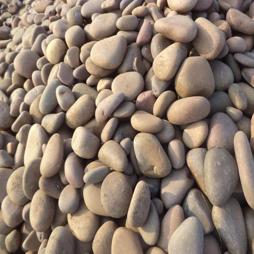 Beige River Pebble Image