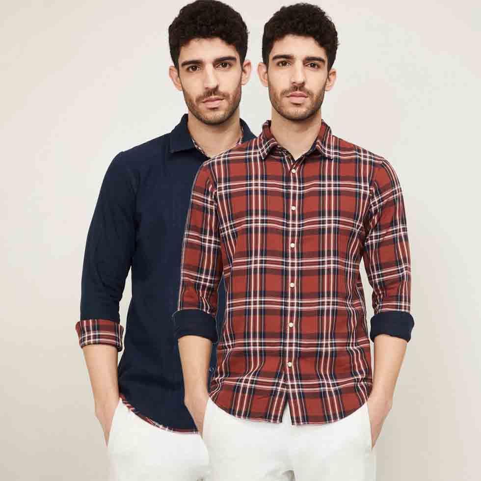 Best Men's Casual Shirts 100% Pure Cotton Manufacturer Image